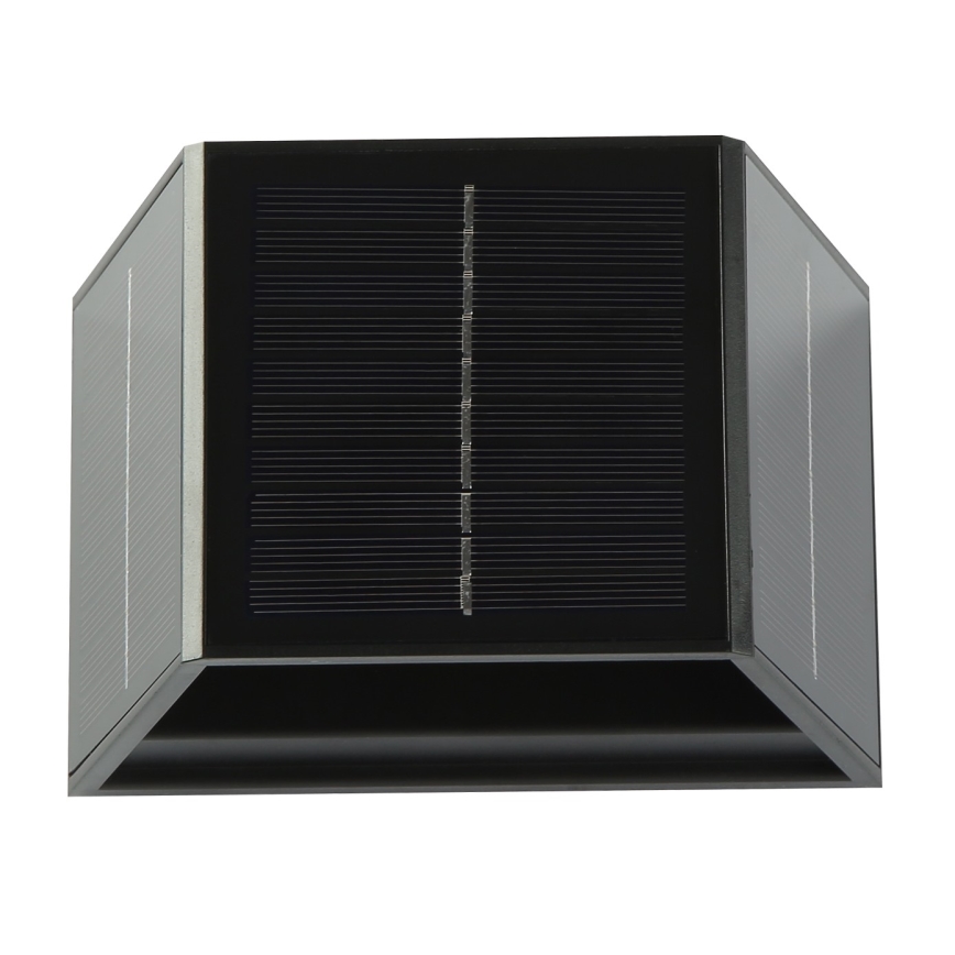 Світлодіодний настінний світильник з датчиком на сонячній батареї LED/2W/5V IP54 1300 mAh