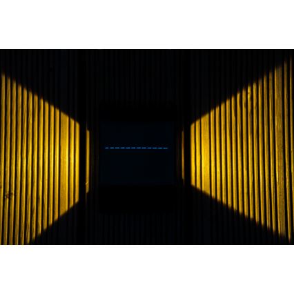 Світлодіодний настінний світильник з датчиком на сонячній батареї LED/2W/5V IP54 1300 mAh