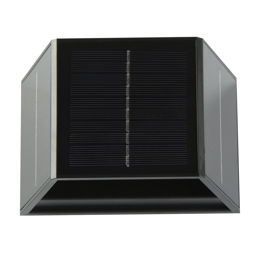 Світлодіодний настінний світильник з датчиком на сонячній батареї LED/2W/5V IP54 1300 mAh