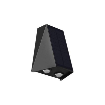 Світильник на сонячних батареях з LED, настінний, з датчиком LED/2Вт/5В IP54 1300 мАг