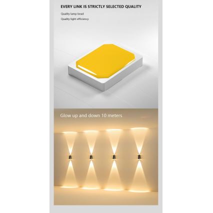 Світлодіодний настінний світильник з датчиком на сонячній батареї LED/2W/5V IP54 1300 mAh