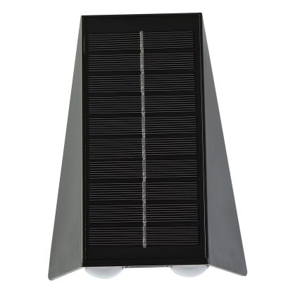 Світлодіодний настінний світильник з датчиком на сонячній батареї LED/2W/5V IP54 1300 mAh