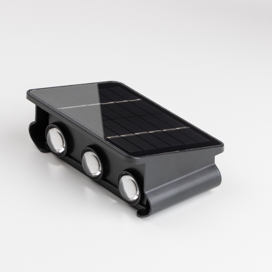 Світильник на сонячних батареях з LED, настінний, з датчиком LED/2Вт/5В IP54 1300 мАг