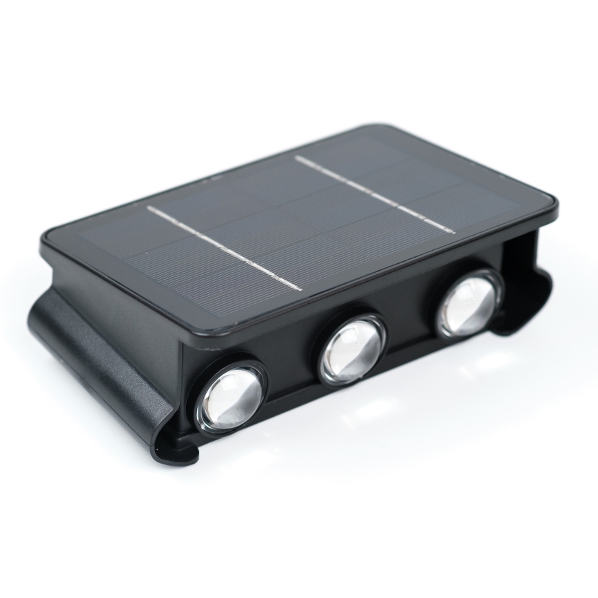 Світлодіодний настінний світильник з датчиком на сонячній батареї LED/2W/5V IP54 1300 mAh