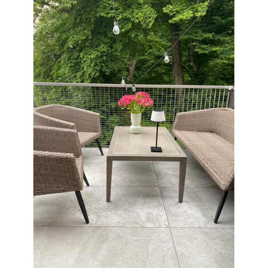 Світлодіодний регульований зовнішній сонячний ліхтар із сенсором LED/4W/5V IP44 3600 мАг