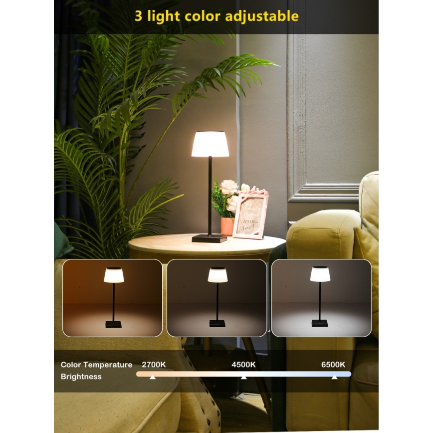 LED з регулюванням яскравості вулична сонячна лампа з датчиком LED/4W/5V IP44