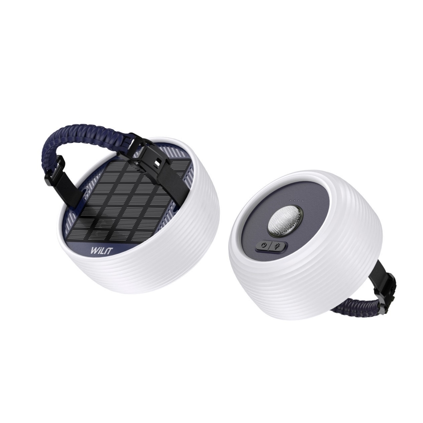 LED RGB Портативна сонячна зарядна лампа з LED-стрічкою LED/10W/5V 3600 мАг IP65 3600 мАг