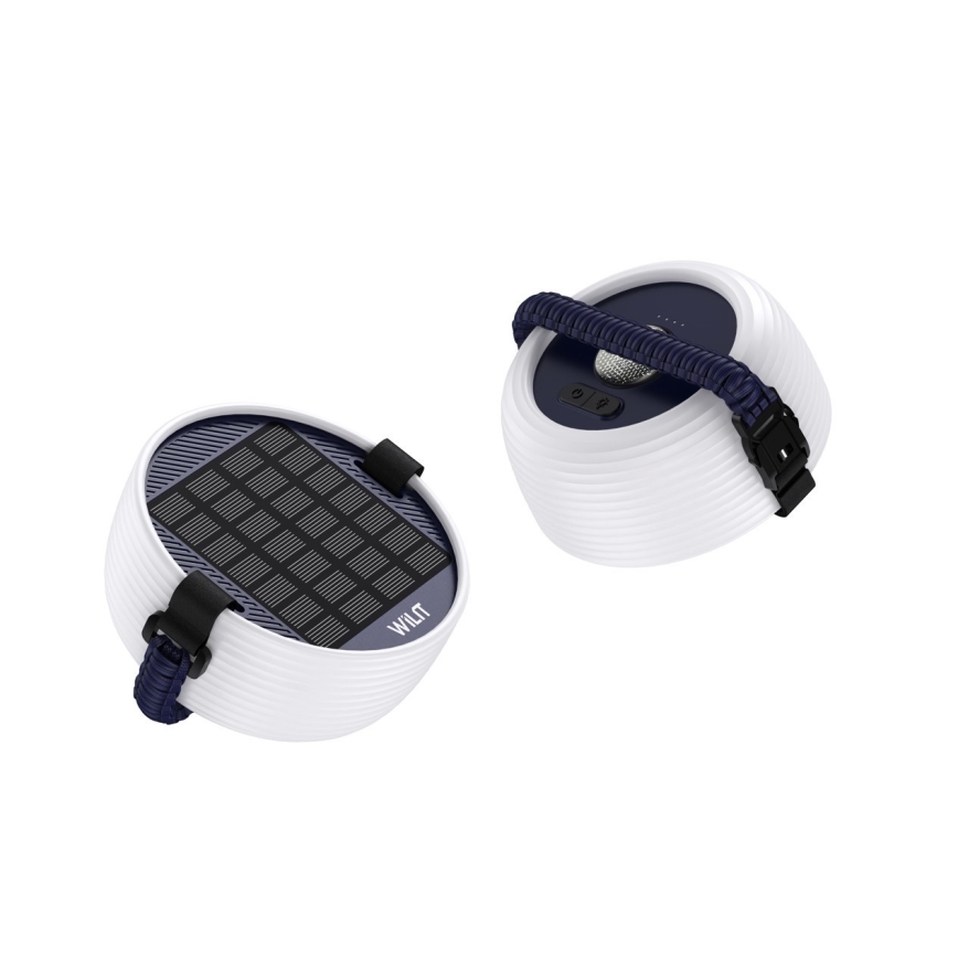 LED RGB Портативна сонячна акумуляторна лампа з LED ланцюгом LED/10W/5V 3600 mAh IP65