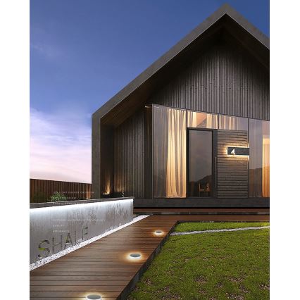 Світлодіодне зовнішнє сонячне освітлення з датчиком LED/0,4 Вт/3,2 В IP54 500 мАг