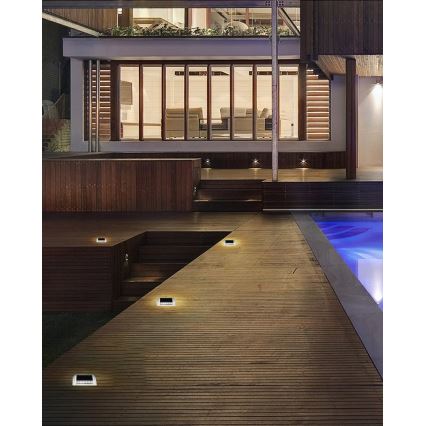 Світлодіодне зовнішнє сонячне освітлення з датчиком LED/0,03 Вт/1,2 В IP54 800 мАг