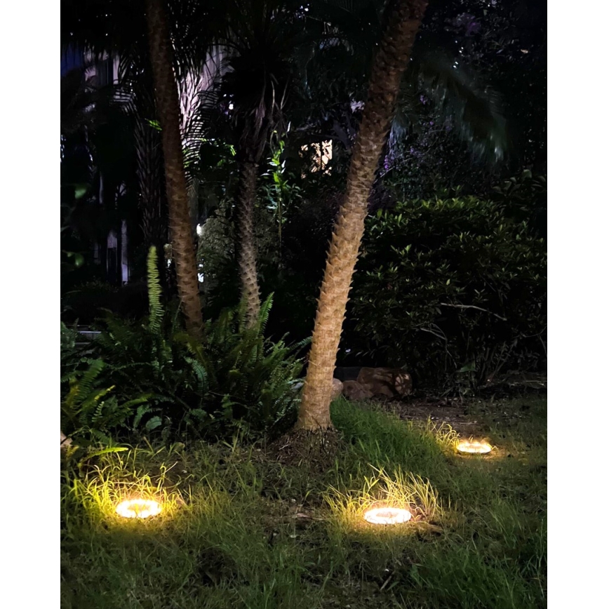 НАБІР 4x LED Вуличне освітлення з датчиком на сонячній батареї LED/0,048W/2V IP68 600 mAh