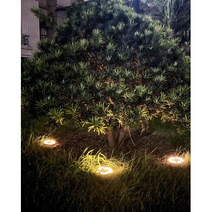 НАБІР 4 шт. зовнішнє сонячне світло з датчиком LED/0,048 Вт/2 В IP68 600 мАг