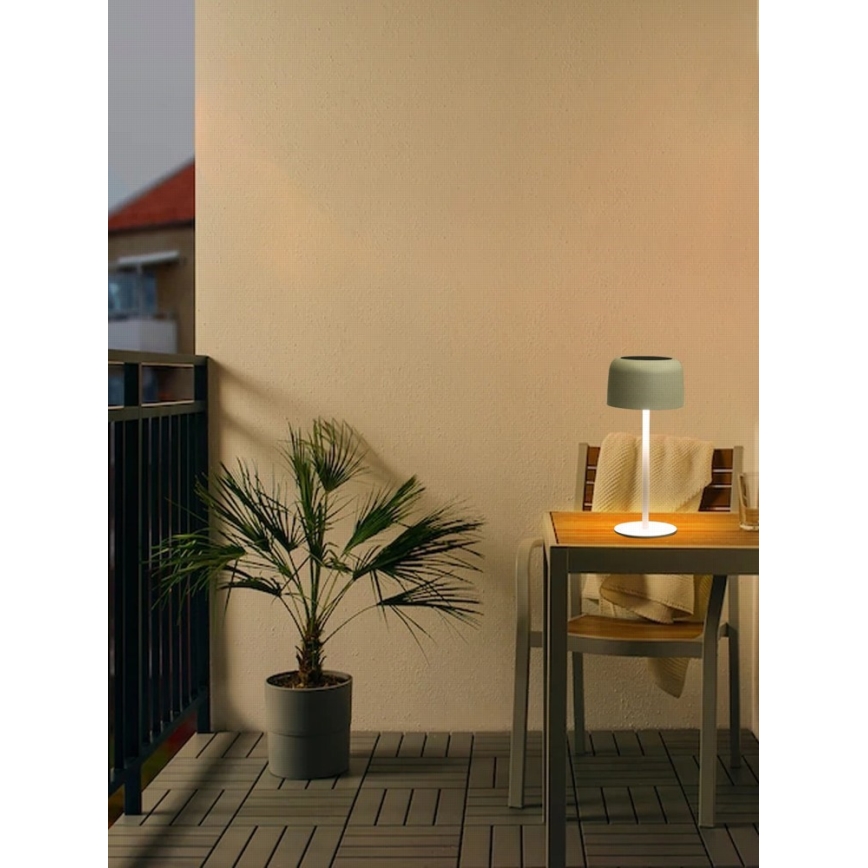 LED з регулюванням яскравості вуличний сонячна лампа LED/4W/5V 3600mAh IP44