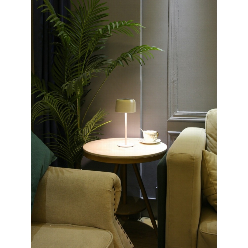 Светодиодная уличная лампа на солнечной батарее с регулированием яркости LED/4W/5V 3600mAh IP44