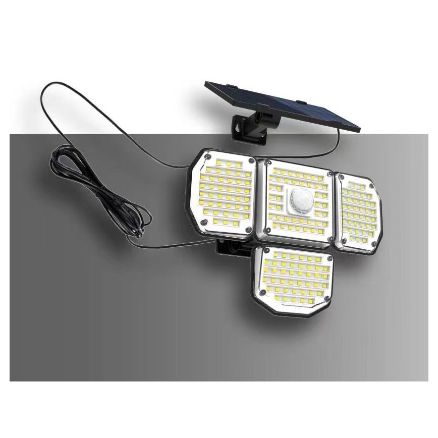 Светодиодный настенный светильник на солнечной батарее с датчиком LED/5W/5,5V 3000K/6500K IP44 1200 mAh