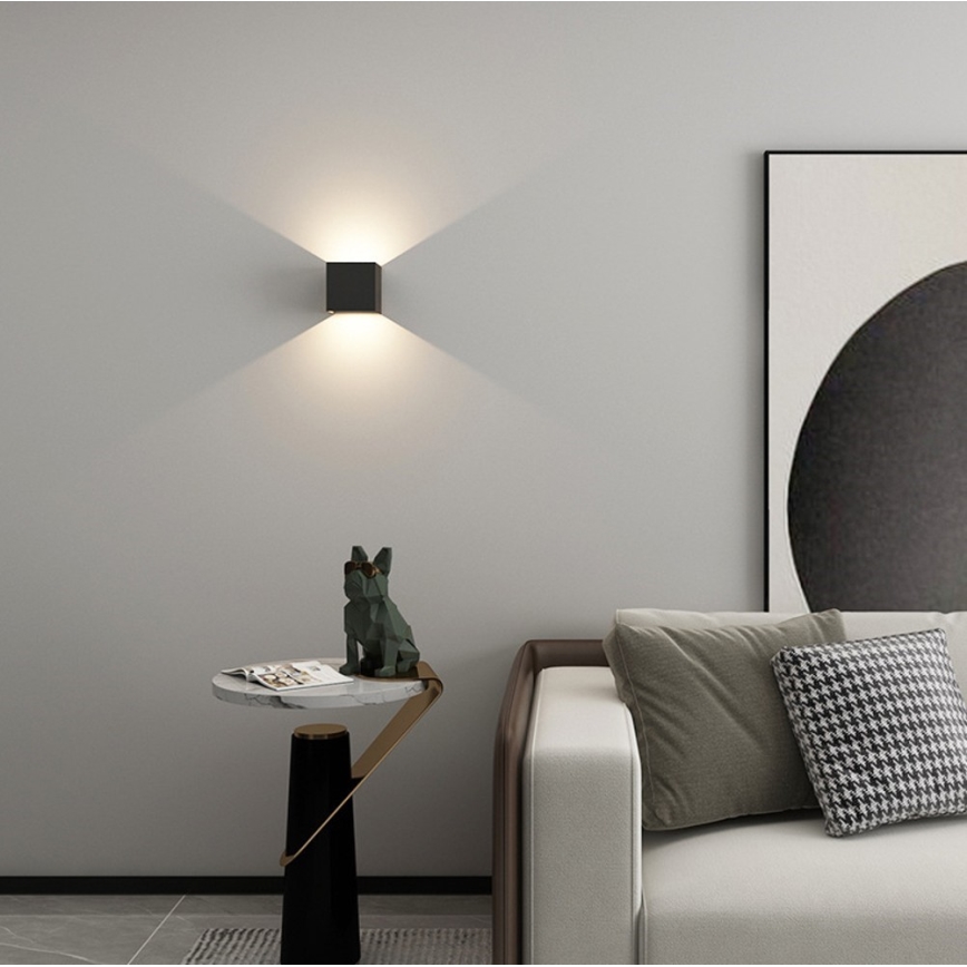 Immax 08510L - LED зовнішній настінний світильник DICE LED/6W/230V 3000K IP65