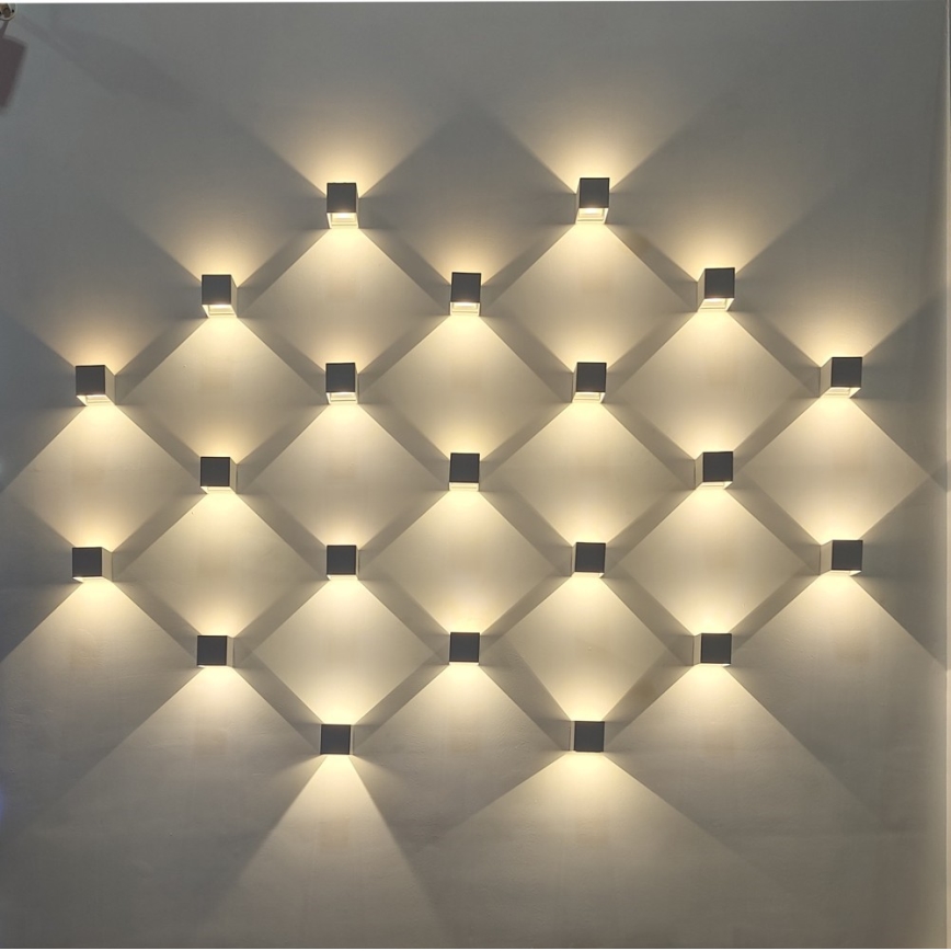 Immax 08510L - LED зовнішній настінний світильник DICE LED/6W/230V 3000K IP65