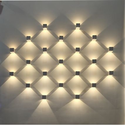 Immax 08510L - Уличный настенный светильник DICE LED/6 Вт/230 В 3000 К IP65