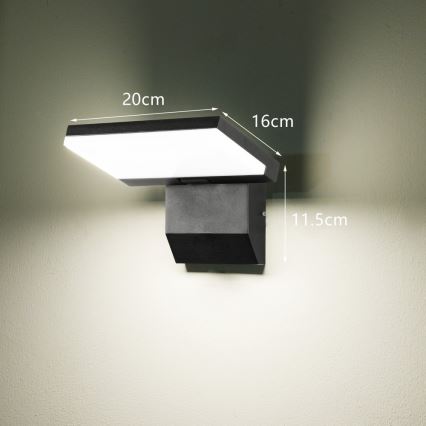 Зовнішній настінний світильник LED MODERN LED/18W/230V IP65