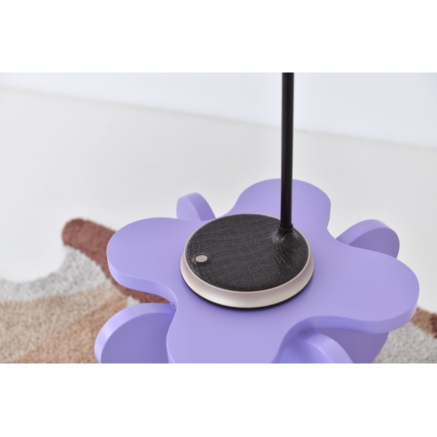 Светодиодная настольная лампа с регулированием яркости и беспроводной зарядкой FINCH LED/9W/12/230V коричневый/золотистый