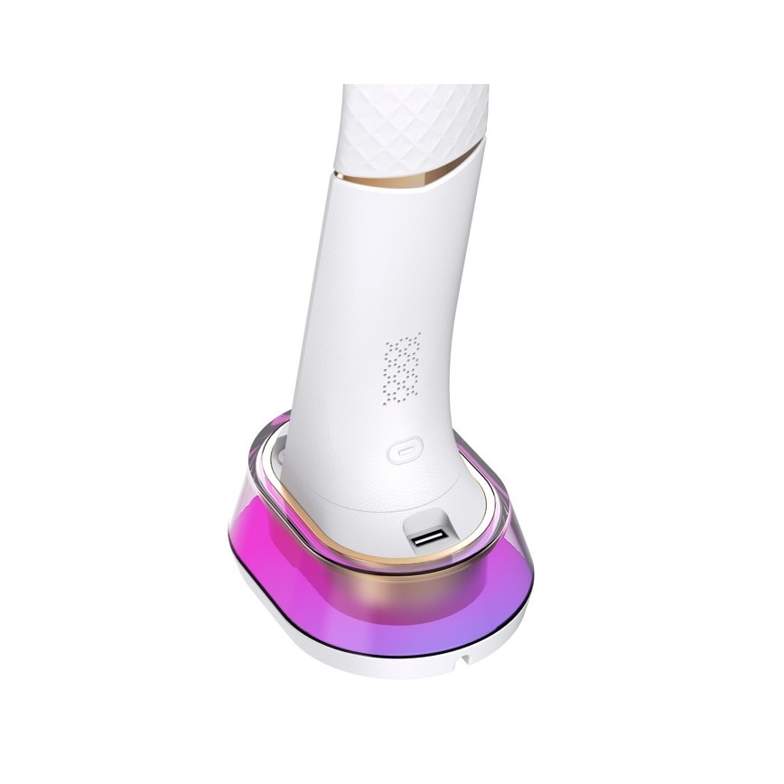 LED RGB Настільна лампа з регулюванням яскравості та бездротовою зарядкою CORELLA LED/7W/12/230V білий