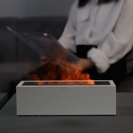 LED Аромадифузор і зволожувач повітря з імітацією полум'я LED/10W/5V