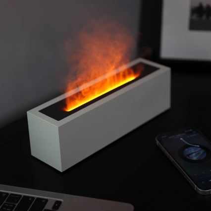 Светодиодный аромадиффузор и увлажнитель воздуха с имитацией пламени LED/10W/5V