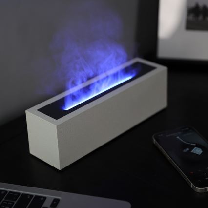 Светодиодный аромадиффузор и увлажнитель воздуха с имитацией пламени LED/10W/5V