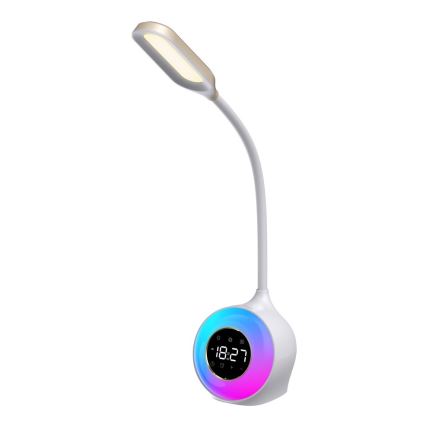 LED RGBW Настільна лампа з регулюванням яскравості з будильником FALCON LED/10W/12V