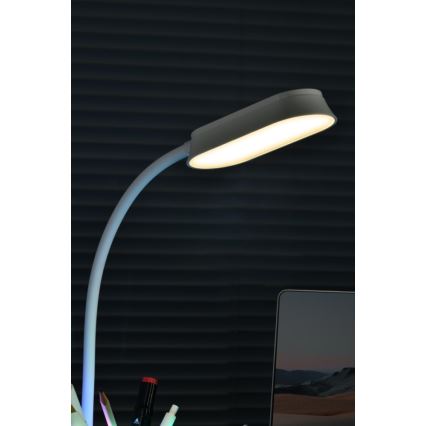 LED RGBW Настільна лампа з регулюванням яскравості з підставкою для олівців FALCON LED/10W/5V