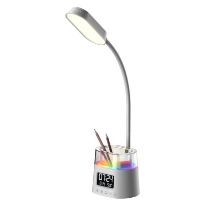 LED RGBW Настільна лампа з регулюванням яскравості з підставкою для олівців FALCON LED/10W/5V