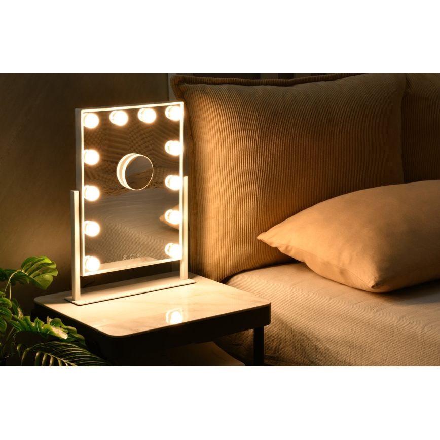 Светодиодное косметическое зеркало с регулированием яркости MUST HAVE LED/12W/230V