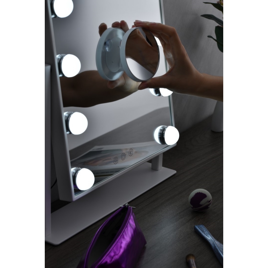 Светодиодное косметическое зеркало с регулированием яркости MUST HAVE LED/12W/230V