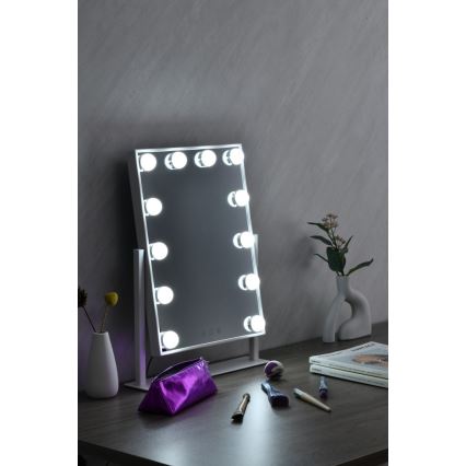 Светодиодное косметическое зеркало с регулированием яркости MUST HAVE LED/12W/230V