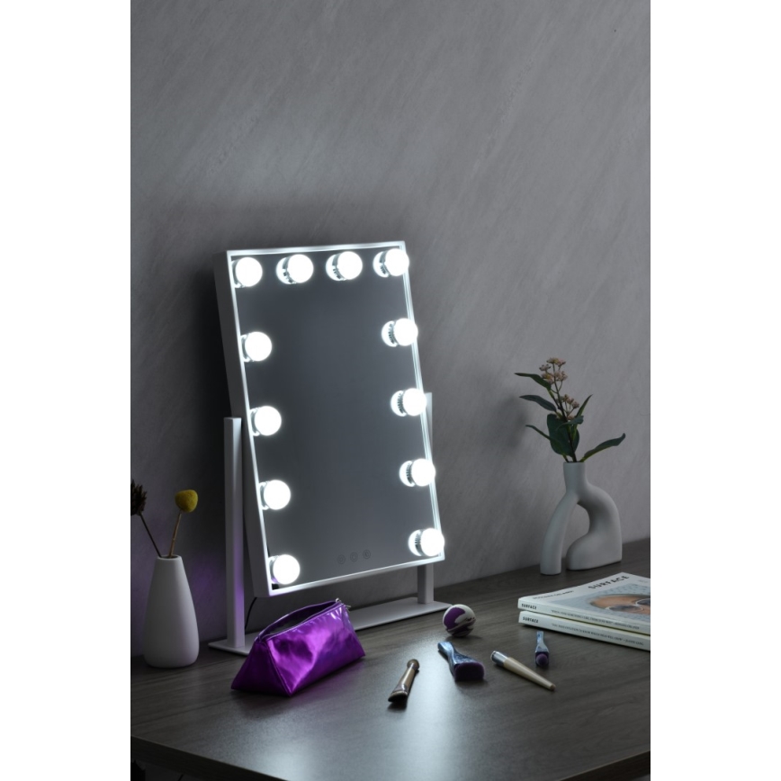 Светодиодное косметическое зеркало с регулированием яркости MUST HAVE LED/12W/230V