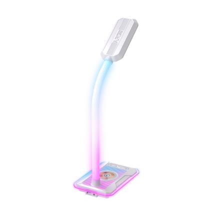 LED RGBW Настільна лампа з регулюванням яскравості з Qi зарядкою 30W/230V 3000K/4000K/5000K білий