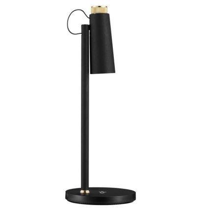 Настільна LED лампа з регулюванням яскравості з бездротовою Qi зарядкою TIT LED/12W/230V чорний