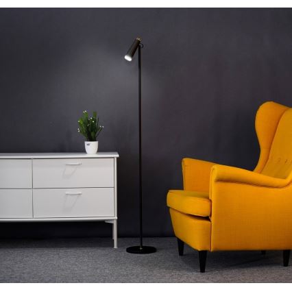 LED Торшер з регулюванням яскравості TIT LED/6W/230V чорний