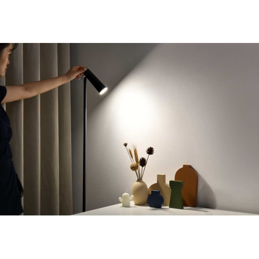 LED Торшер з регулюванням яскравості TIT LED/6W/230V чорний