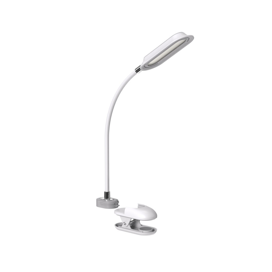 LED+CCT диммируемая настольная лампа с зажимом CLIP LED/7,5W/230V 3000/4200/5000K белая