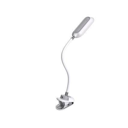 LED+CCT диммируемая настольная лампа с зажимом CLIP LED/7,5W/230V 3000/4200/5000K белая