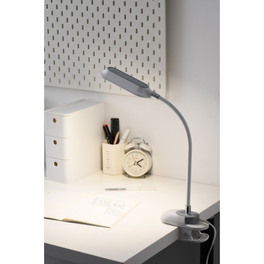 LED+CCT Регульована настільна лампа з кліпсою CLIP LED/7,5W/230V 3000/4200/5000K біла