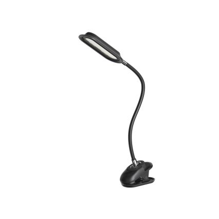 LED+CCT Диммируемая настольная лампа с зажимом CLIP LED/7,5W/230V 3000/4200/5000K чёрная