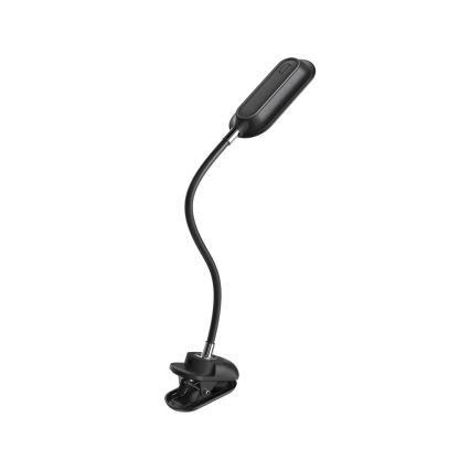 LED+CCT Диммируемая настольная лампа с зажимом CLIP LED/7,5W/230V 3000/4200/5000K чёрная