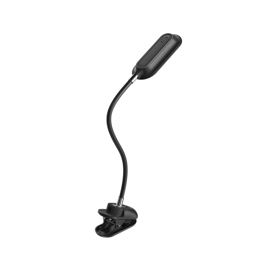 LED+CCT Диммируемая настольная лампа с зажимом CLIP LED/7,5W/230V 3000/4200/5000K чёрная