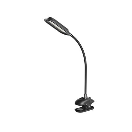 LED+CCT Диммируемая настольная лампа с зажимом CLIP LED/7,5W/230V 3000/4200/5000K чёрная