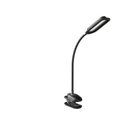 LED+CCT Регульована настільна лампа зі затискачем CLIP LED/7,5W/230V 3000/4200/5000K чорна