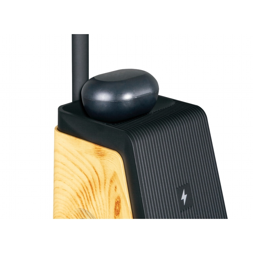 LED+CCT регульована настільна лампа з бездротовою зарядкою QI IDEAL LED/8W/230V 2700/4000/5000K бежева