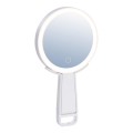 Immax 09103L - LED+CCT косметичне дзеркало SWEET з регулюванням яскравості, 3W/5V, біле