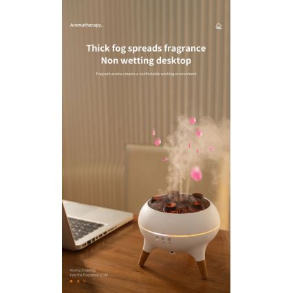 Immax 09104L - Аромадифузор і зволожувач повітря JELLYFISH LED/11W/5V